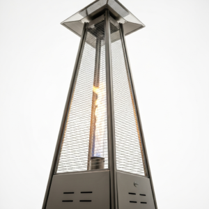 Stainless Steel Pyramid Patio Heater 13kW Gas | British Nest